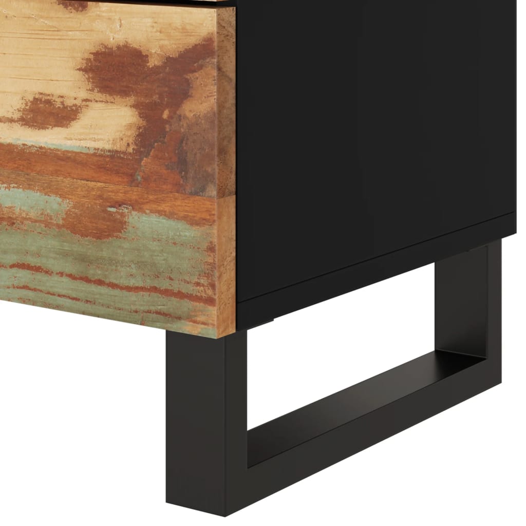 Noční Stolek 50X33X62 Cm Masivní Recyklované A Kompozitní Dřevo