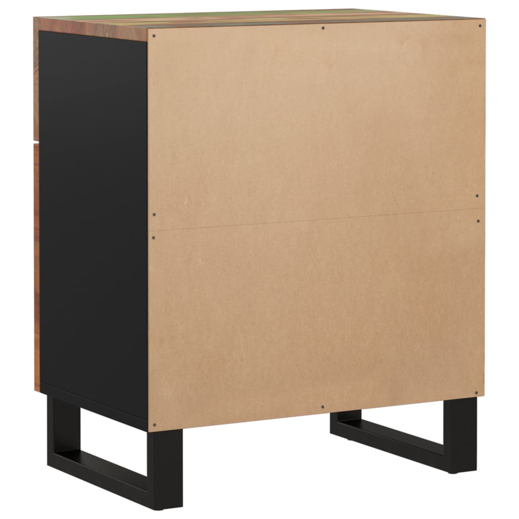 Noční Stolek 50X33X60 Cm Masivní Recyklované A Kompozitní Dřevo