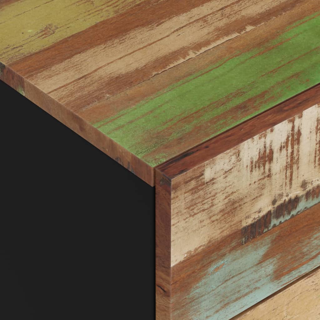 Noční Stolek 50X33X60 Cm Masivní Recyklované A Kompozitní Dřevo