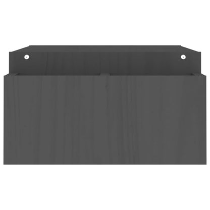 Stojan Na Monitor Bílý 100X27,5X15 Cm Masivní Borové Dřevo