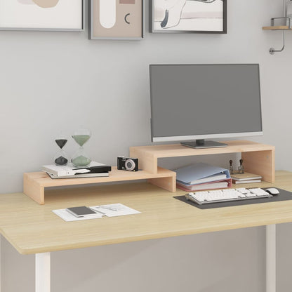 Stojan Na Monitor (52–101) X 22 X 14 Cm Masivní Borovice
