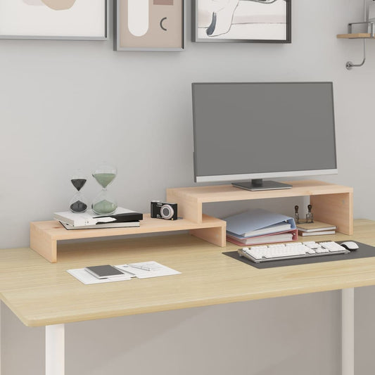 Stojan Na Monitor (52–101) X 22 X 14 Cm Masivní Borovice