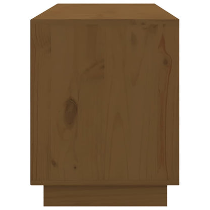 Tv Skříňka Medově Hnědá 176X37X47,5 Cm Masivní Borové Dřevo