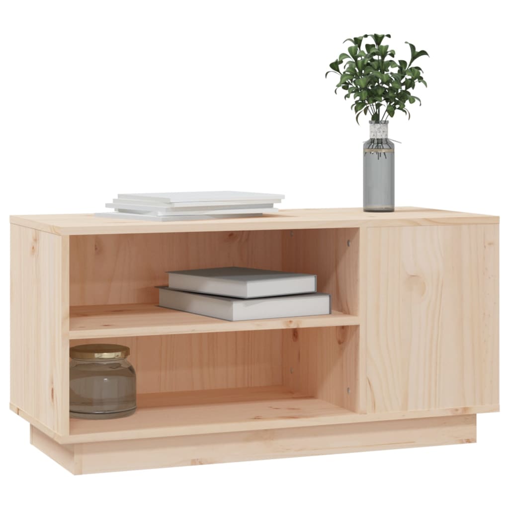 Tv Skříňka 80 X 35 X 40,5 Cm Masivní Borové Dřevo