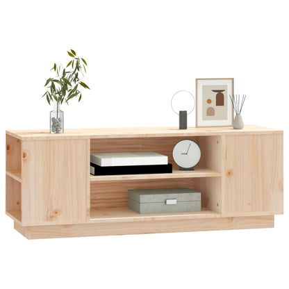 Tv Skříňka 110X35X40,5 Cm Masivní Borové Dřevo