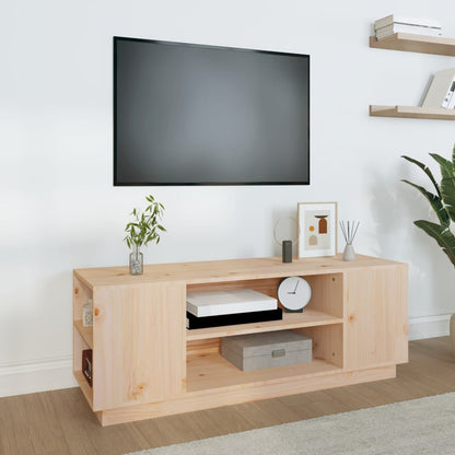 Tv Skříňka 110X35X40,5 Cm Masivní Borové Dřevo