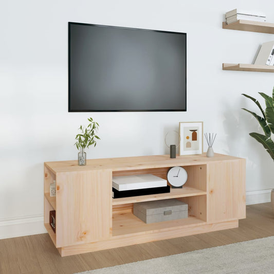 Tv Skříňka 110X35X40,5 Cm Masivní Borové Dřevo