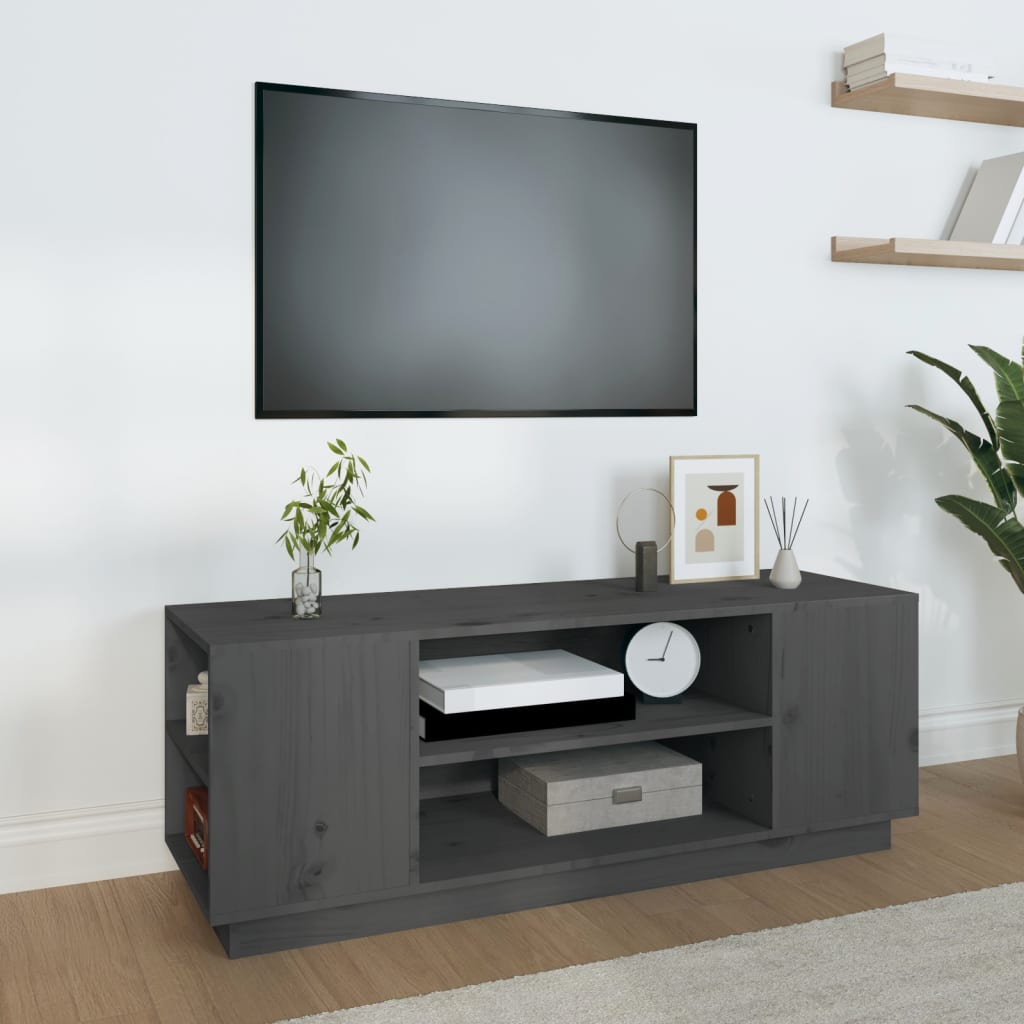 Tv Skříňka 110X35X40,5 Cm Masivní Borové Dřevo