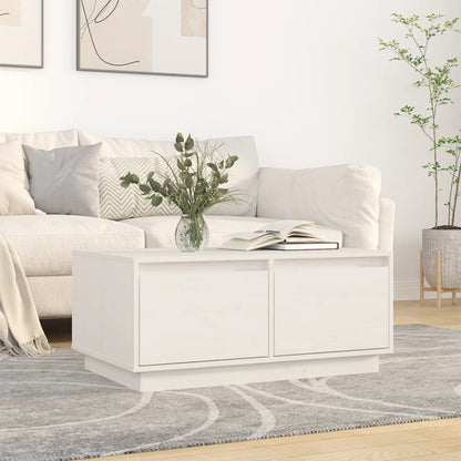 Konferenční Stolek Medově Hnědý 80X50X35 Cm Masivní Borovice