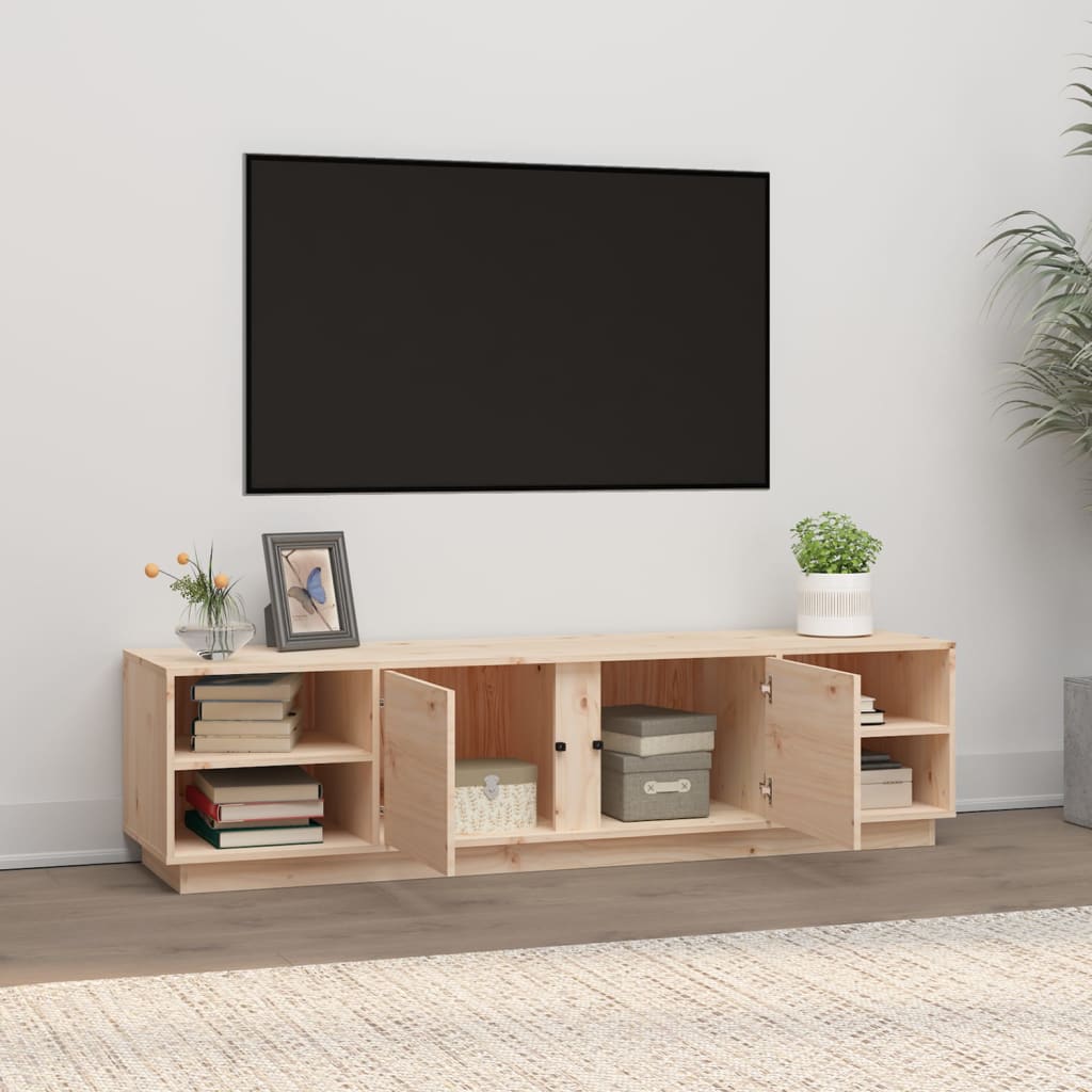 Tv Skříňka 156 X 40 X 40 Cm Masivní Borové Dřevo