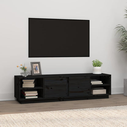 Tv Skříňka 156 X 40 X 40 Cm Masivní Borové Dřevo