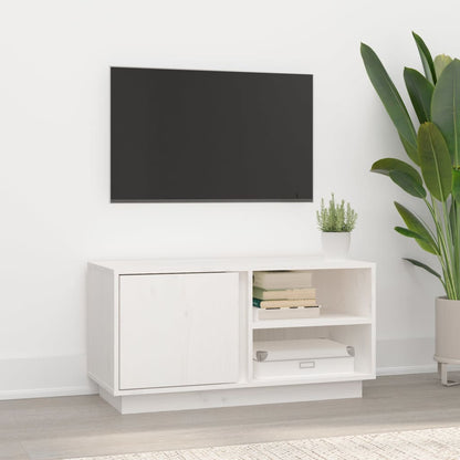 Tv Skříňka Medově Hnědá 80X35X40,5 Cm Masivní Borové Dřevo