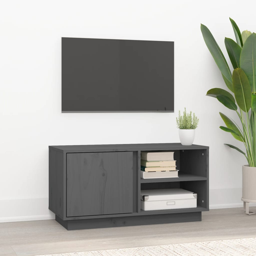 Tv Skříňka Medově Hnědá 80X35X40,5 Cm Masivní Borové Dřevo