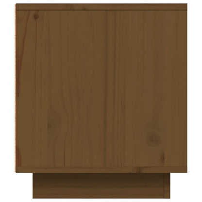 Tv Skříňka Medově Hnědá 80X35X40,5 Cm Masivní Borové Dřevo