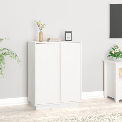Příborník Medově Hnědý 60X35X80 Cm Masivní Borové Dřevo