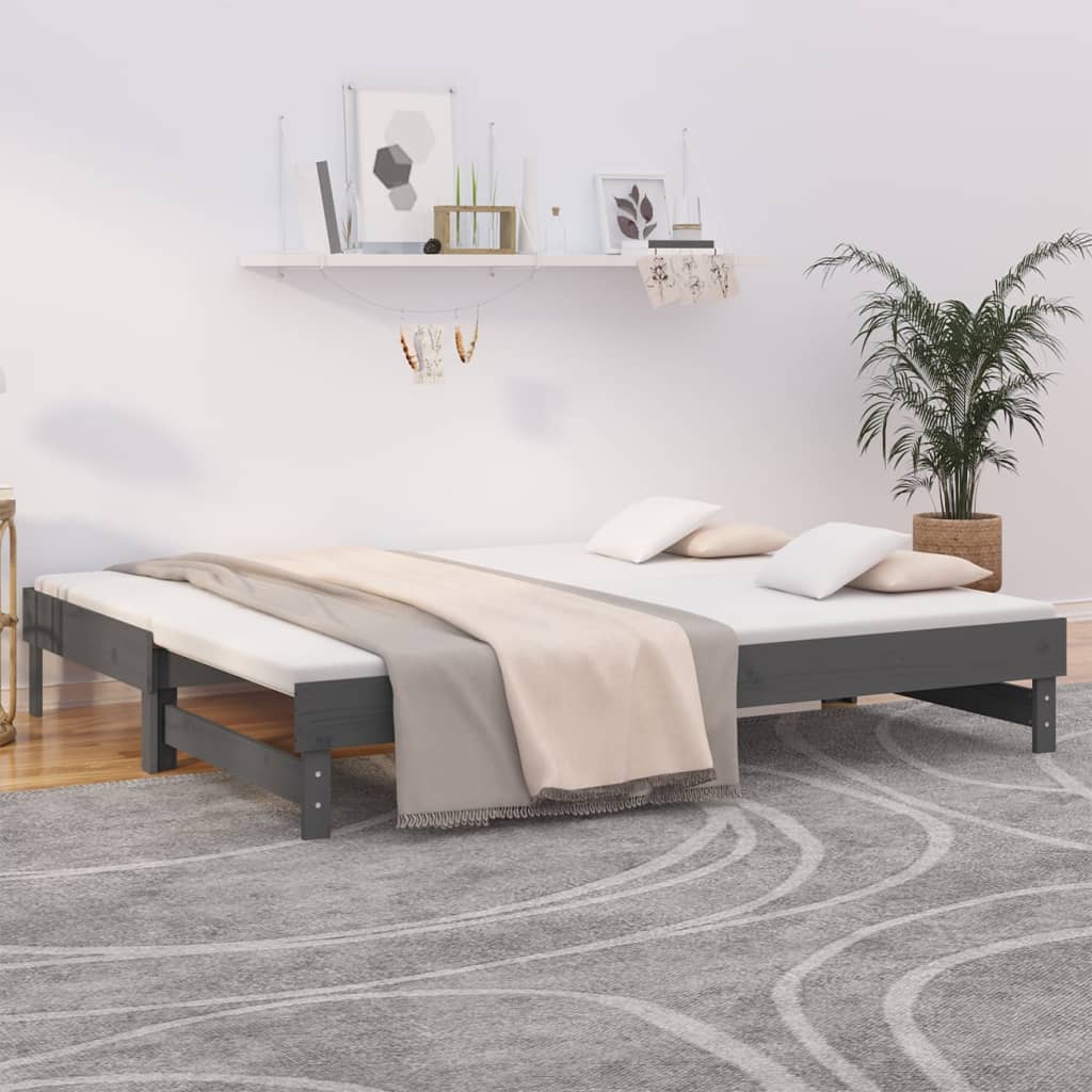 Výsuvná Postel Masivní Borovice