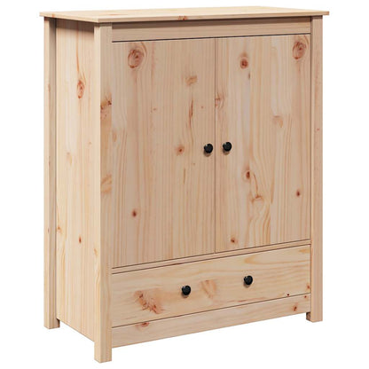 Skříň Highboard 83 X 41,5 X 100 Cm Masivní Borové Dřevo