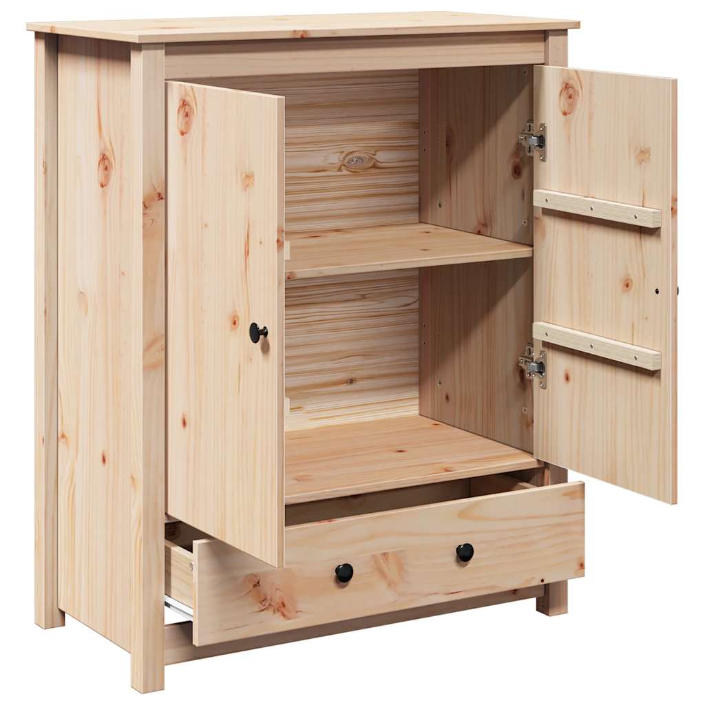 Skříň Highboard 83 X 41,5 X 100 Cm Masivní Borové Dřevo