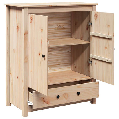 Skříň Highboard 83 X 41,5 X 100 Cm Masivní Borové Dřevo