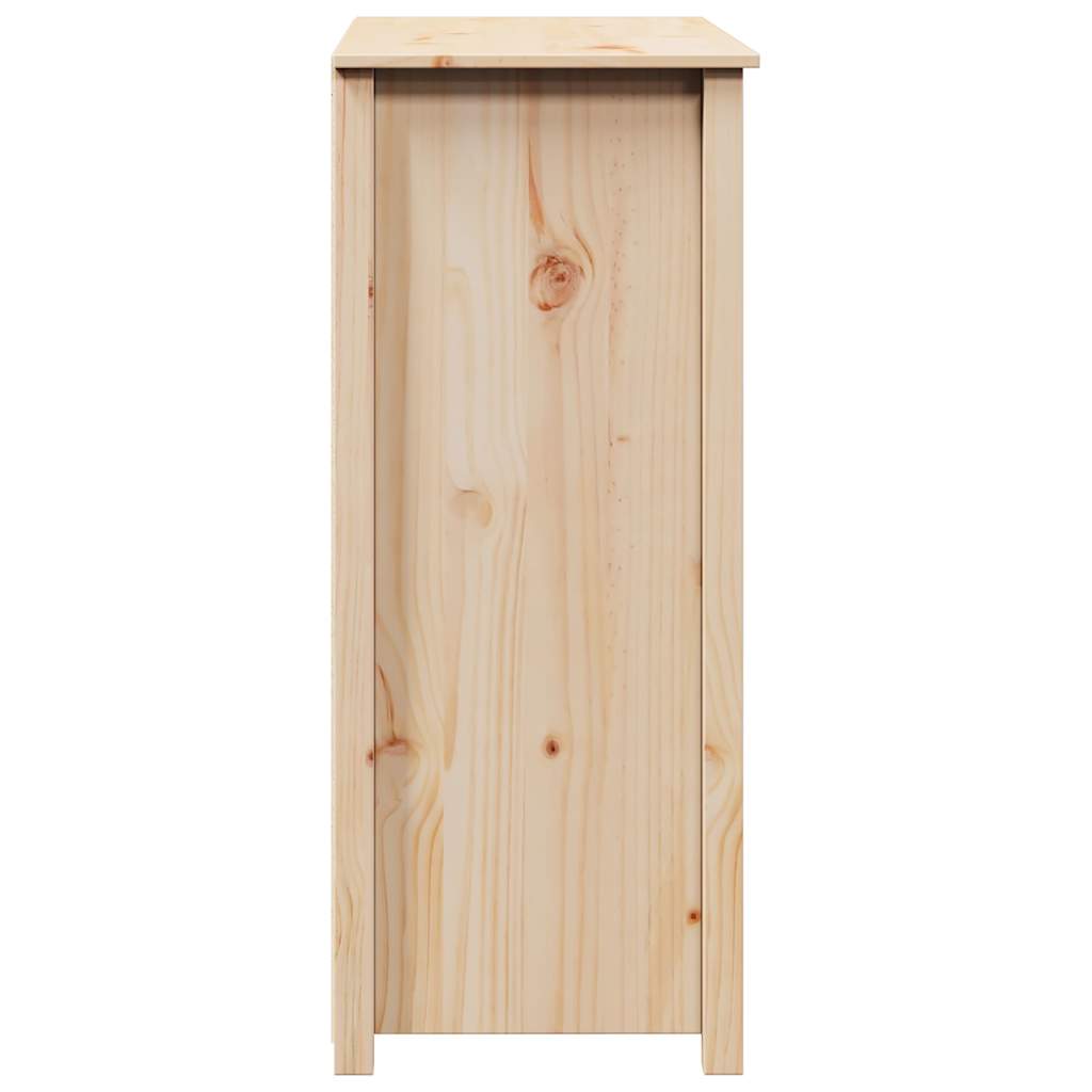 Skříň Highboard 83 X 41,5 X 100 Cm Masivní Borové Dřevo