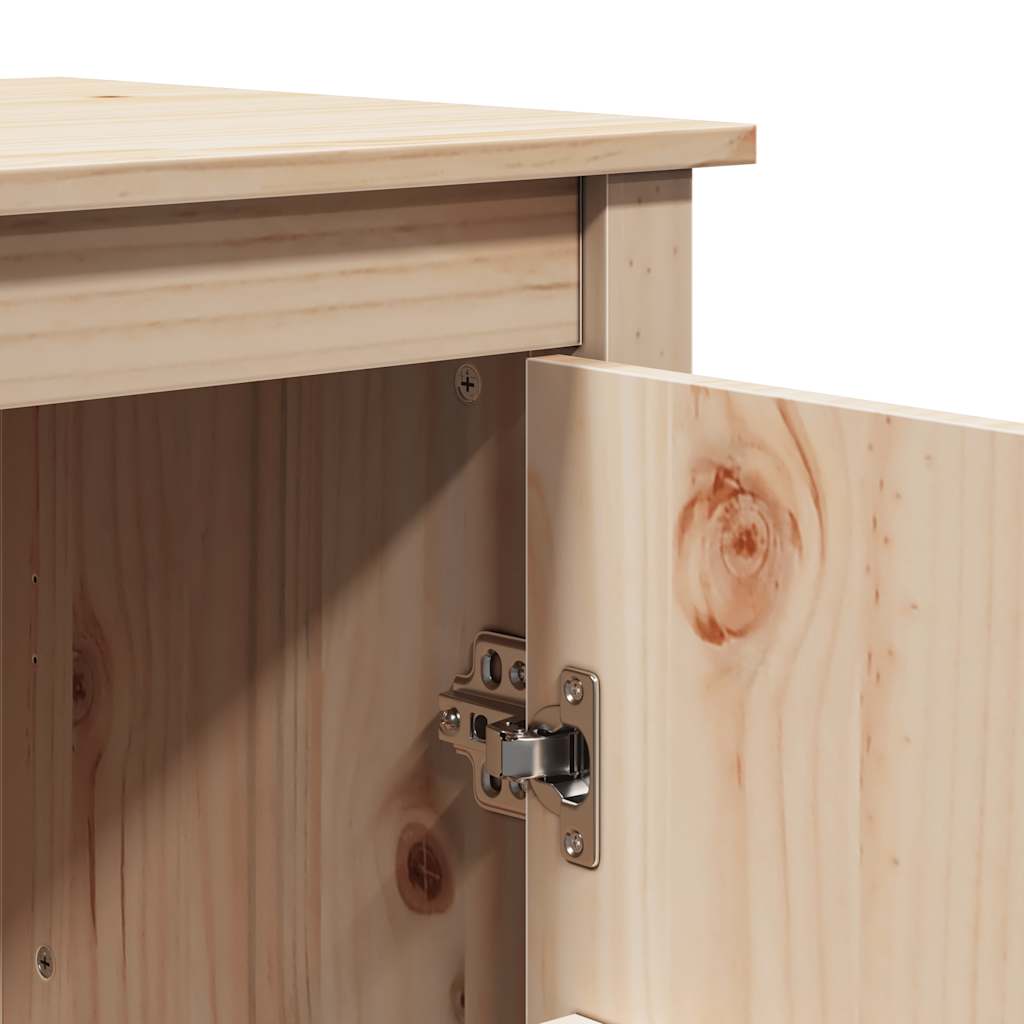 Skříň Highboard 83 X 41,5 X 100 Cm Masivní Borové Dřevo