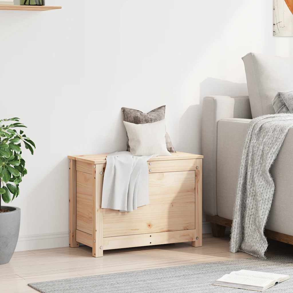 Úložný Box 60X32X45,5 Cm Masivní Borové Dřevo