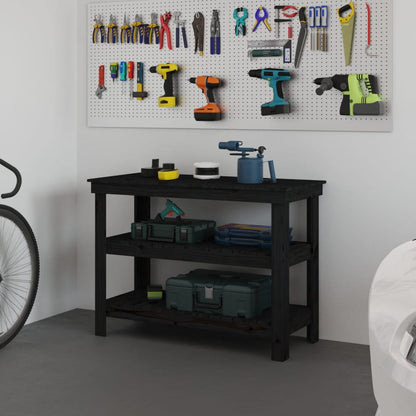 Dílenský Stůl 78,5 X 50 X 80 Cm Masivní Borové Dřevo