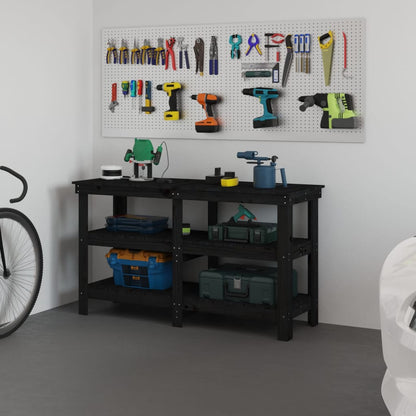 Dílenský Stůl Šedý 78,5 X 50 X 80 Cm Masivní Borové Dřevo