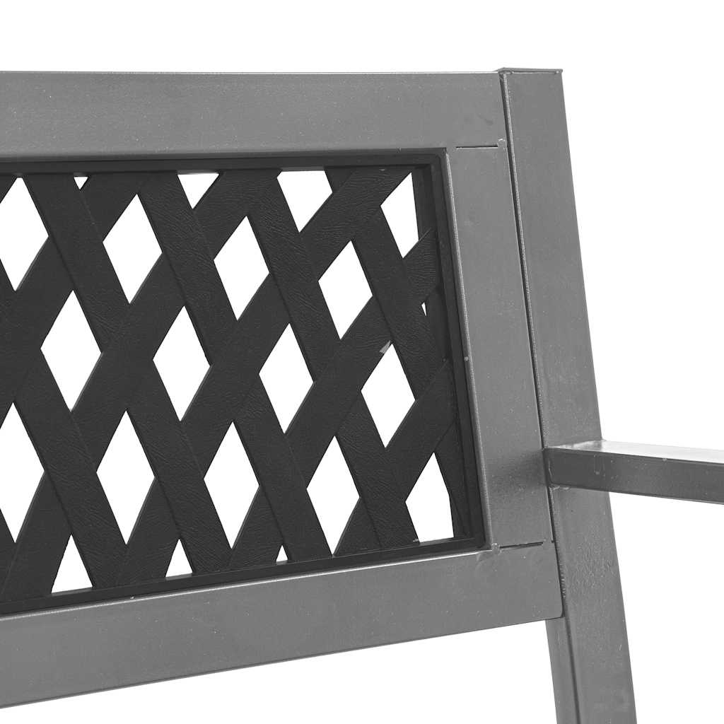 Zahradní Lavice Černá Ocel