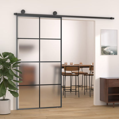 Posuvné Dveře S Kováním 102,5 X 205 Cm Esg Sklo A Hliník