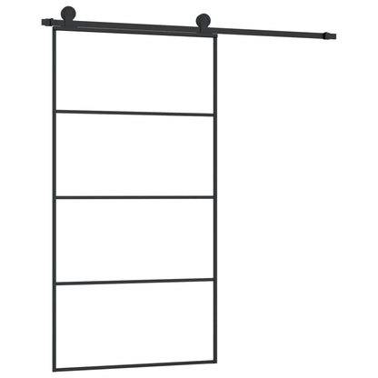 Posuvné Dveře S Kováním 102,5 X 205 Cm Esg Sklo A Hliník
