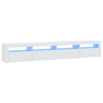 Tv Skříňka S Led Osvětlením Bílá 240X35X40 Cm