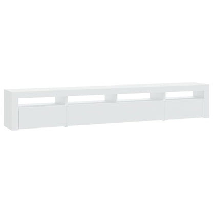 Tv Skříňka S Led Osvětlením Bílá 240X35X40 Cm