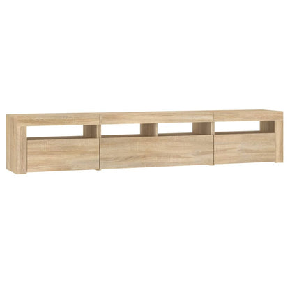Tv Skříňka S Led Osvětlením Dub Sonoma 210 X 35 X 40 Cm