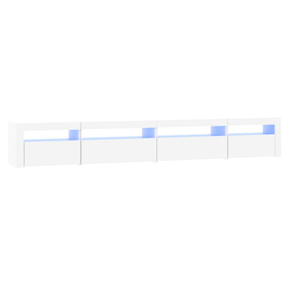 Tv Skříňka S Led Osvětlením Bílá 270X35X40 Cm