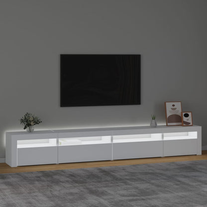Tv Skříňka S Led Osvětlením Bílá 270X35X40 Cm