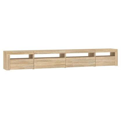 Tv Skříňka S Led Osvětlením Dub Sonoma 270 X 35 X 40 Cm