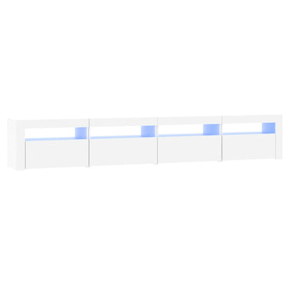 Tv Skříňka S Led Osvětlením Bílá 240X35X40 Cm