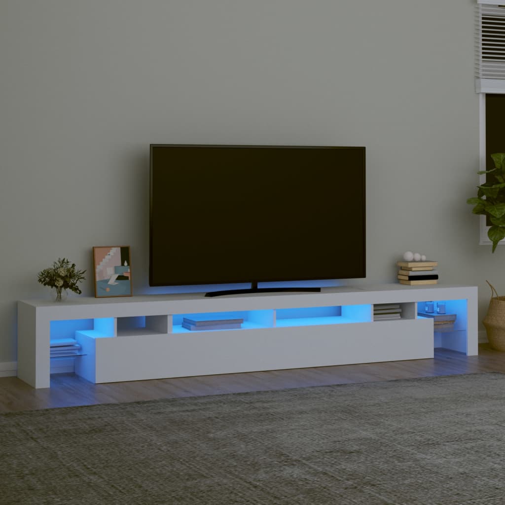 Tv Skříňka S Led Osvětlením 260X36,5X40 Cm