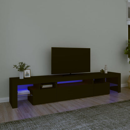 Tv Skříňka S Led Osvětlením 260X36,5X40 Cm