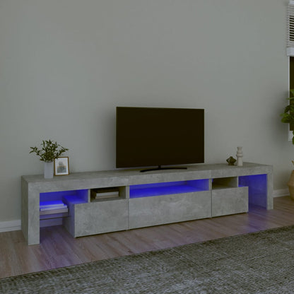 Tv Skříňka S Led Osvětlením 260X36,5X40 Cm