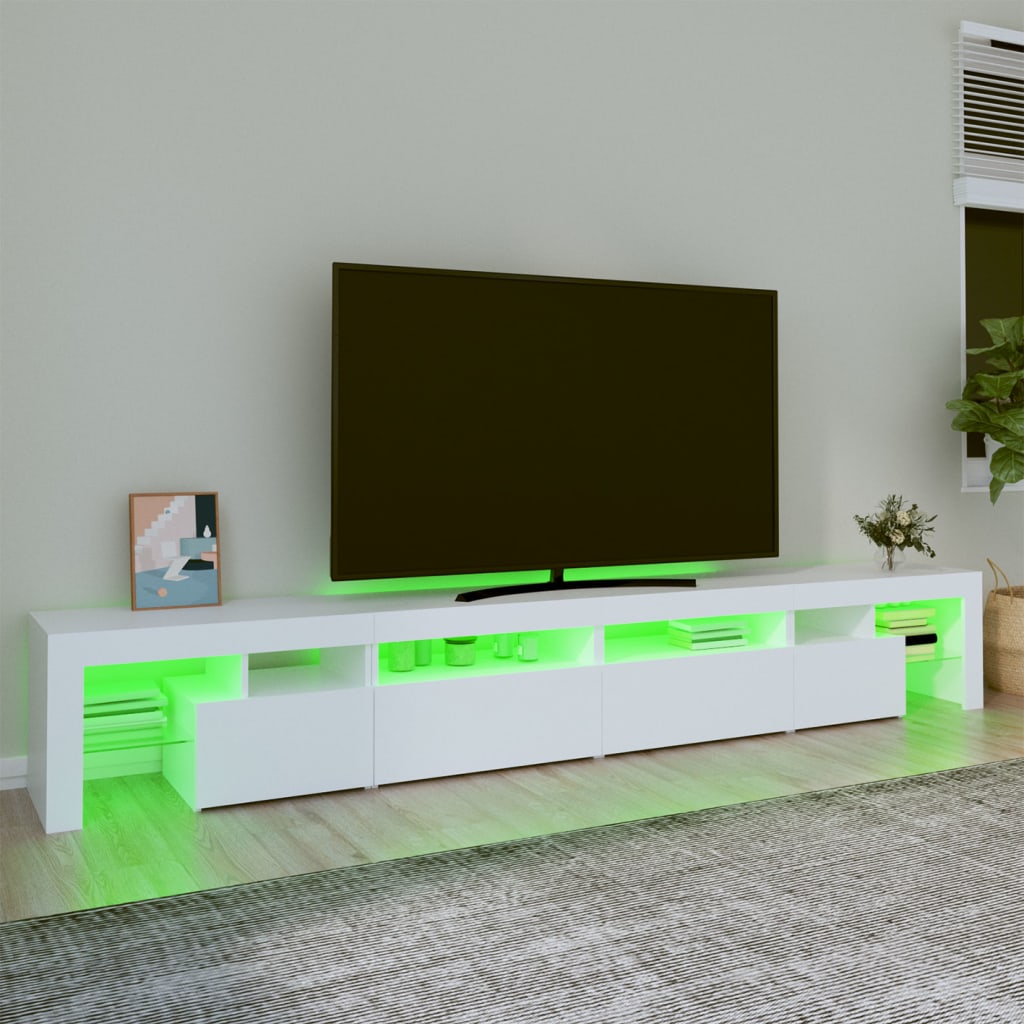 Tv Skříňka S Led Osvětlením 260X36,5X40 Cm