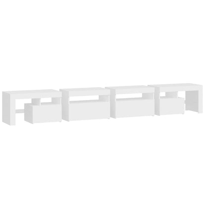 Tv Skříňka S Led Osvětlením 260X36,5X40 Cm