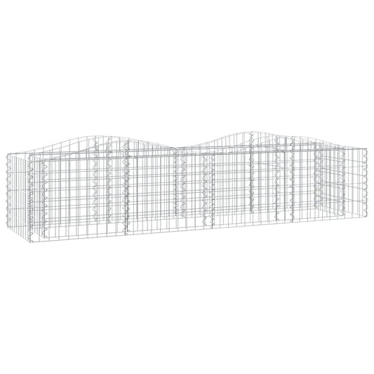 Klenutý Gabion Vyvýšený Záhon Pozinkované Železo