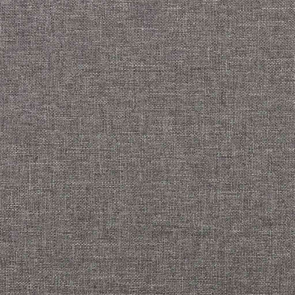 3Místná Pohovka S Polštáři A Poduškami Tmavě Šedá 210 Cm Textil