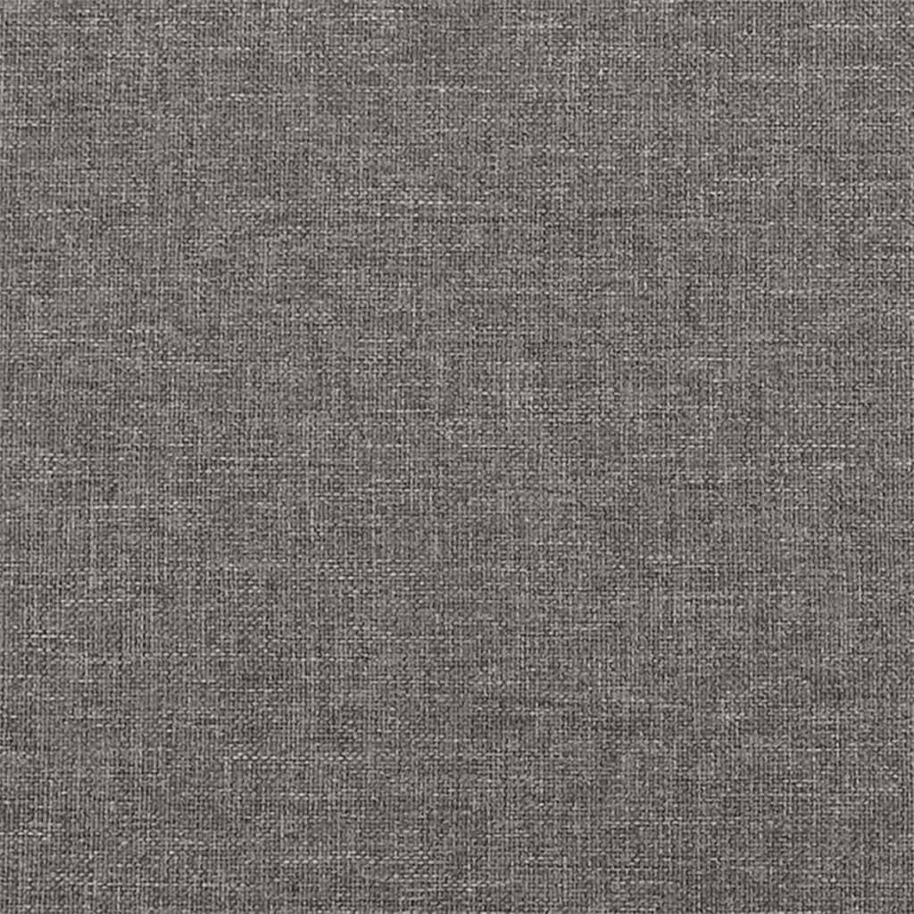 2Místná Pohovka S Polštáři A Poduškami Tmavě Šedá 140 Cm Textil