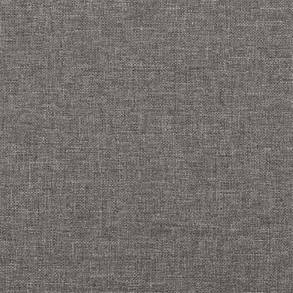2Místná Pohovka S Polštáři A Poduškami Tmavě Šedá 140 Cm Textil