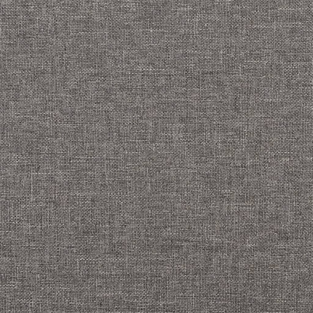 Křeslo S Podnožkou Tmavě Šedé Textil