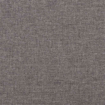 3Místná Pohovka S Podnožkou Tmavě Šedá 210 Cm Textil