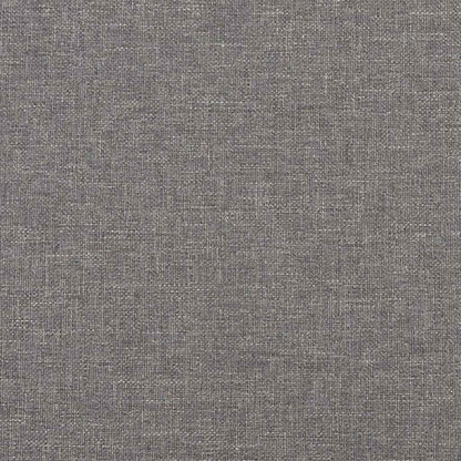 3Místná Pohovka S Podnožkou Světle Šedá 210 Cm Textil